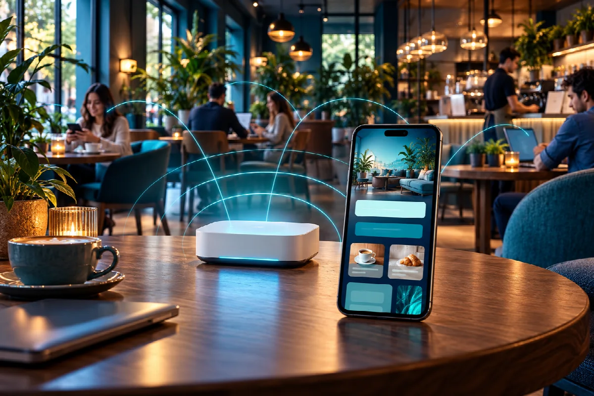 Fidelización WiFi: visual conceptual